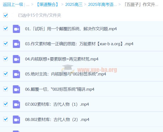 2025 高考语文「五匪子」高考作文 升维突破营
